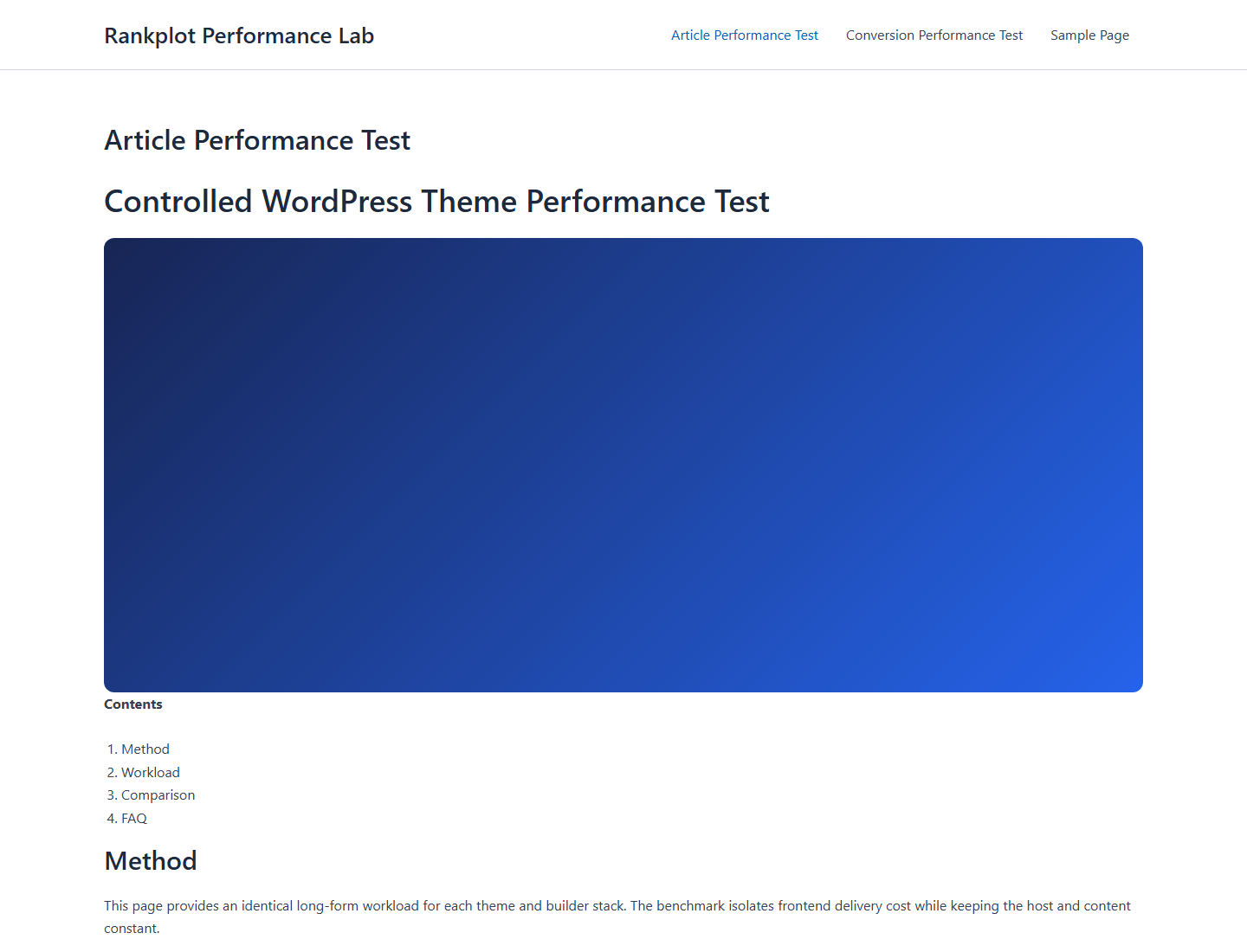 Astra Gutenberg controlled test page