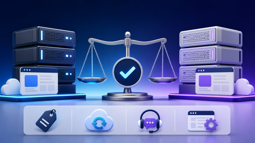 Bluehost vs DreamHost 2026 web hosting comparison
