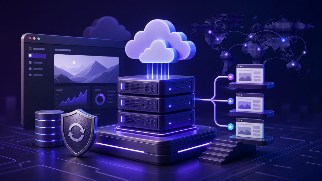 Kinsta review 2026 managed WordPress hosting illustration